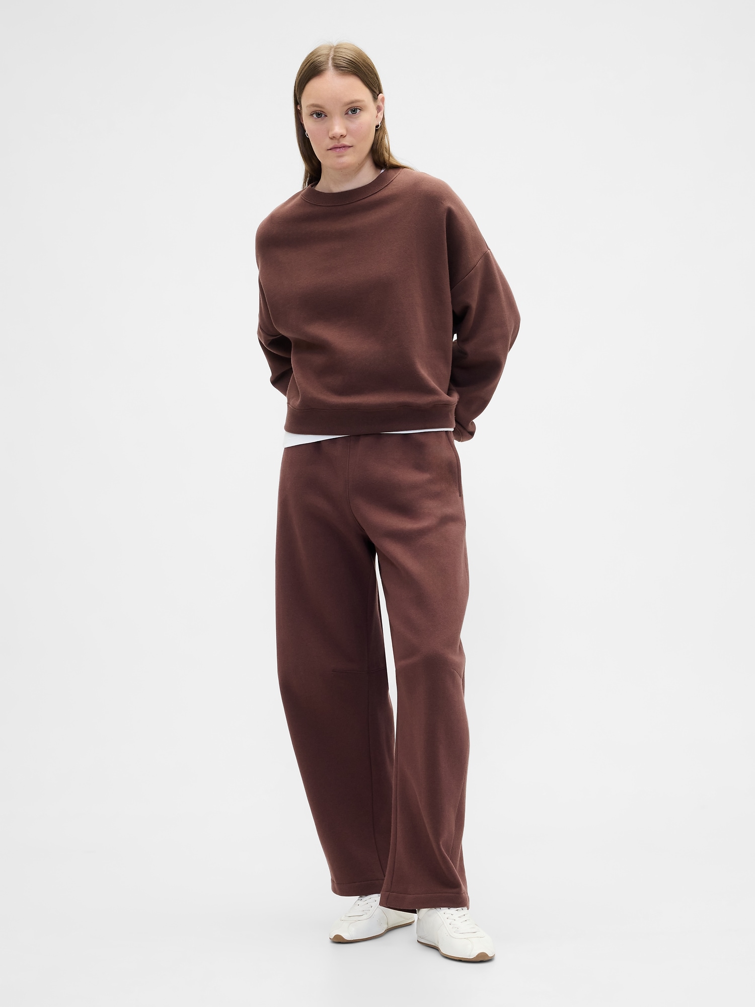 Pull-On Barrel Sweatpants - Chocolate Bar