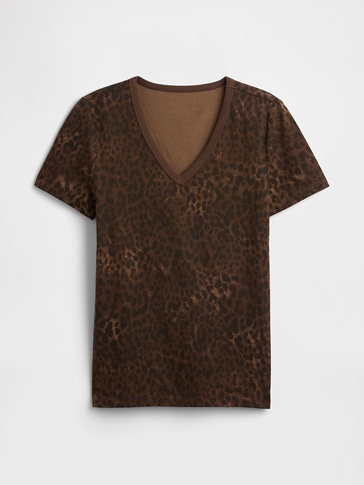 Image number 5 showing, Favorite Print V-Neck T-Shirt