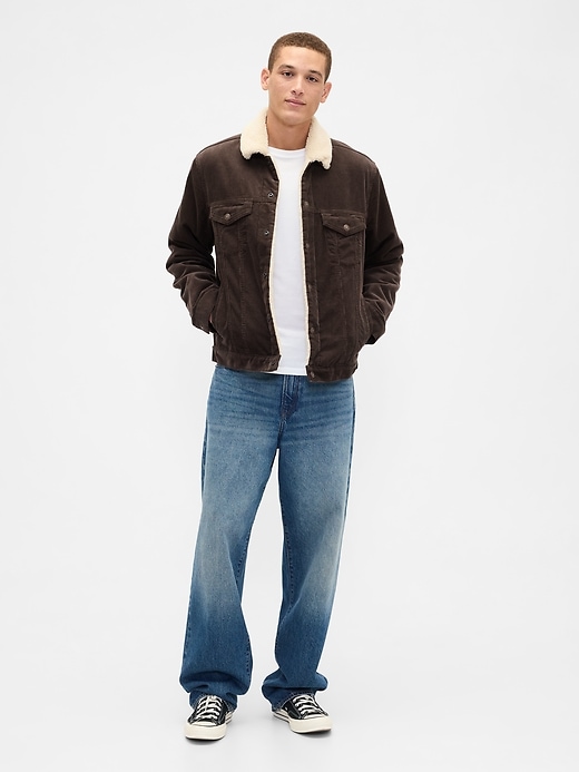 Image number 3 showing, Sherpa-Lined Icon Corduroy Jacket