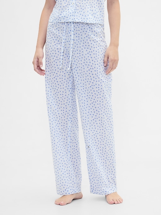 Image number 3 showing, Print Poplin PJ Pants