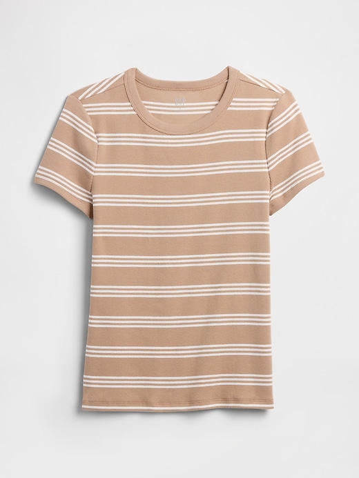 Image number 5 showing, Ribbed Stripe Crewneck T-Shirt