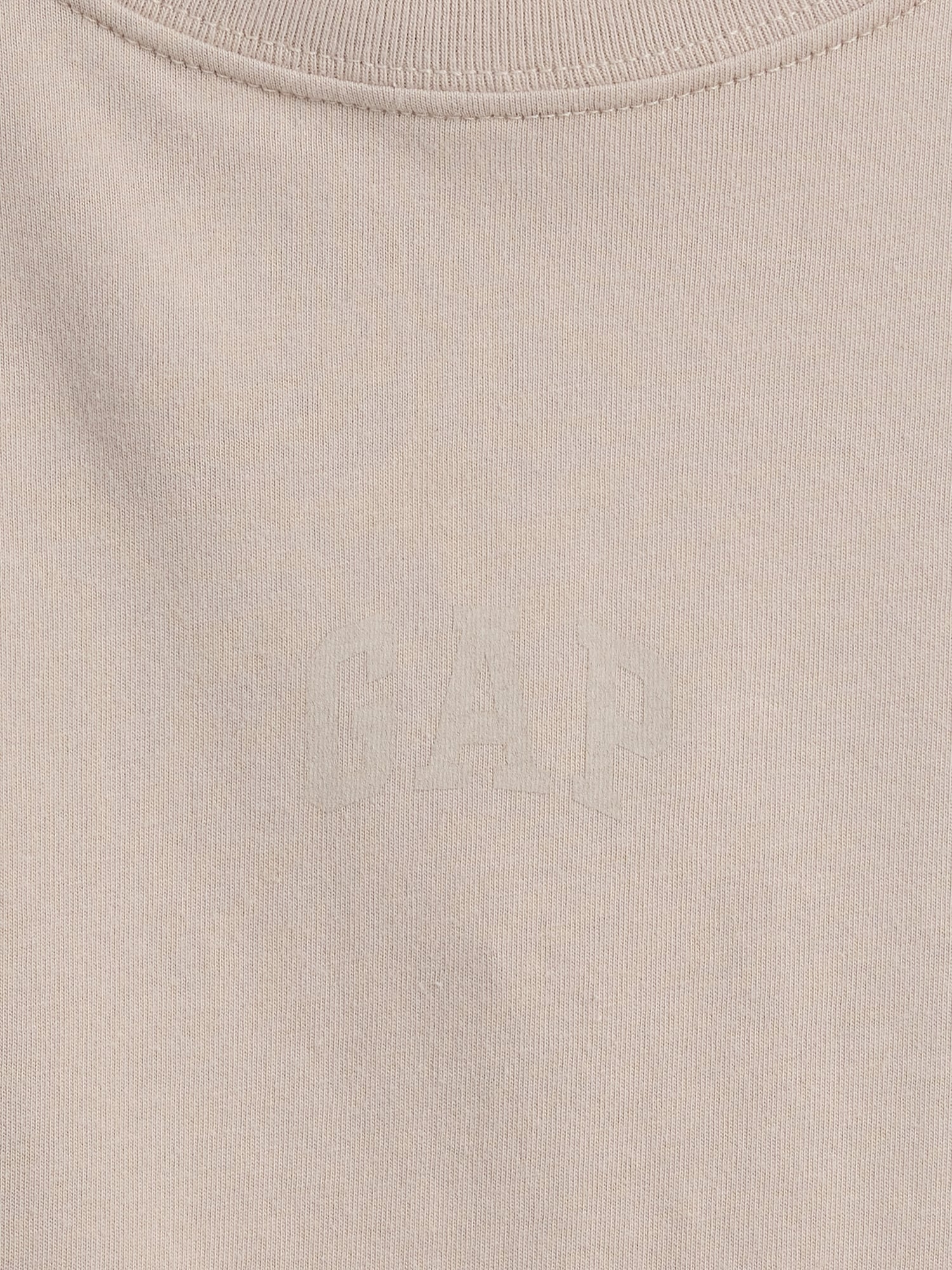 Gap Factory Everyday Soft Relaxed Gap Mini-logo T-shirt In Neutral