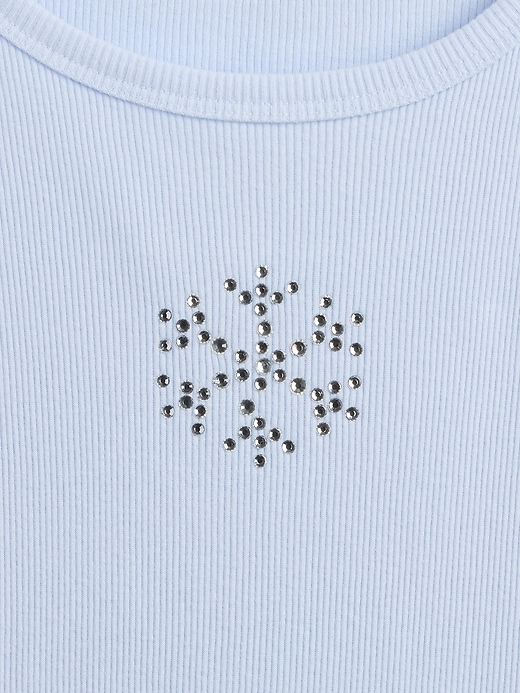 Image number 3 showing, Kids Ribbed Pointelle T-Shirt