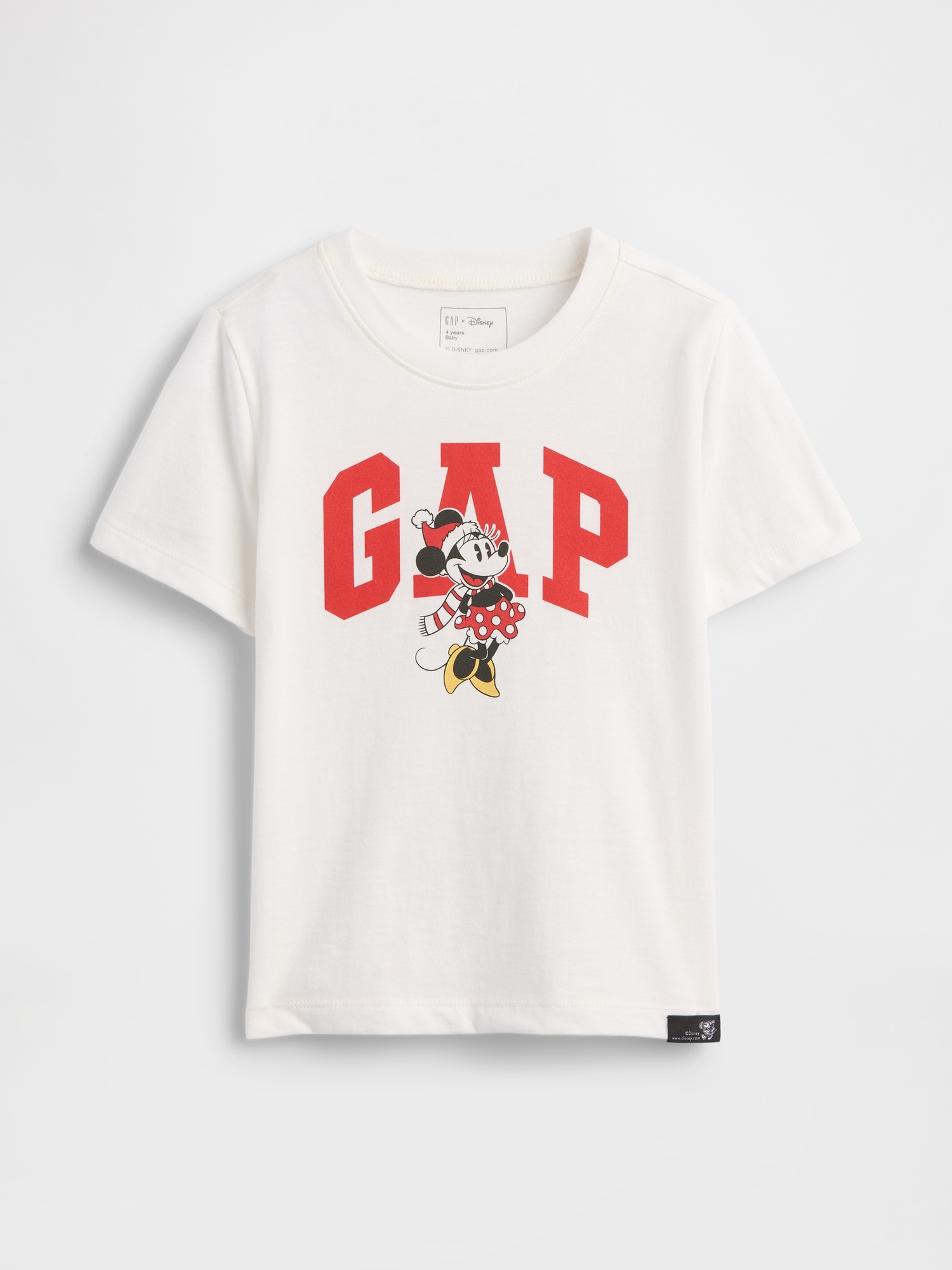 babyGap × Disney Minnie Mouse Logo T-Shirt - Disney Family White