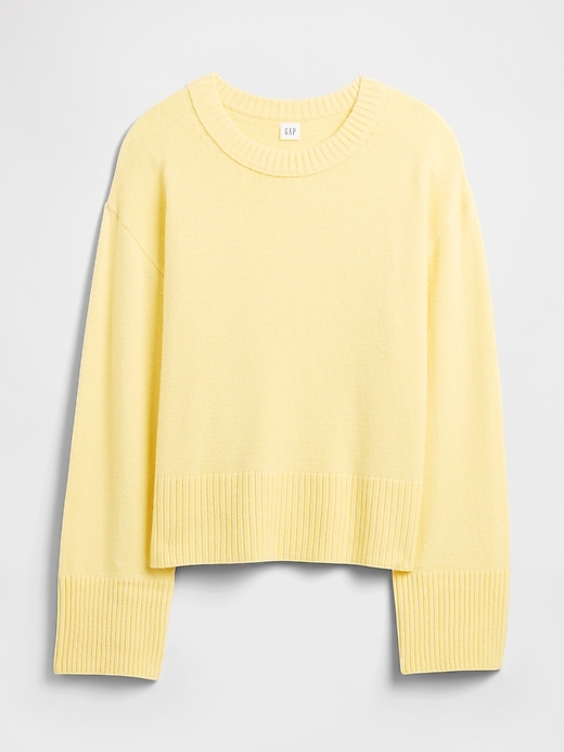Image number 5 showing, CashSoft Relaxed Crewneck Sweater
