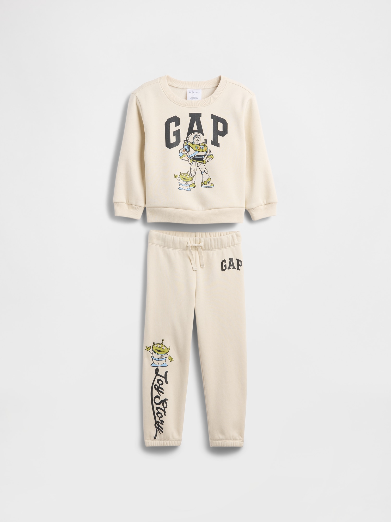 Gap Factory Babygap × Disney Two-piece Outfit Set In Neutral