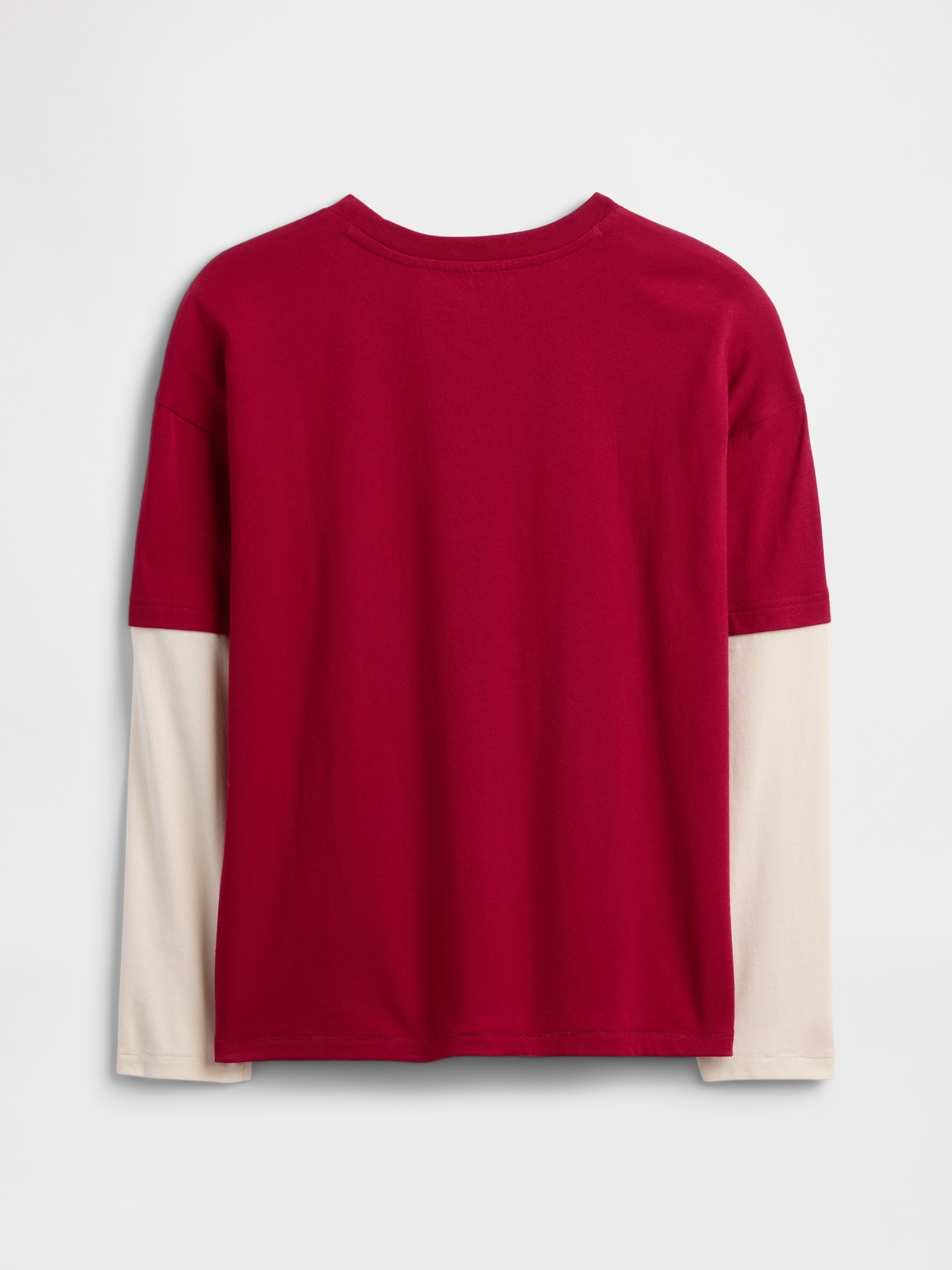 Gap Factory Kids Relaxed Graphic T-shirt In Red