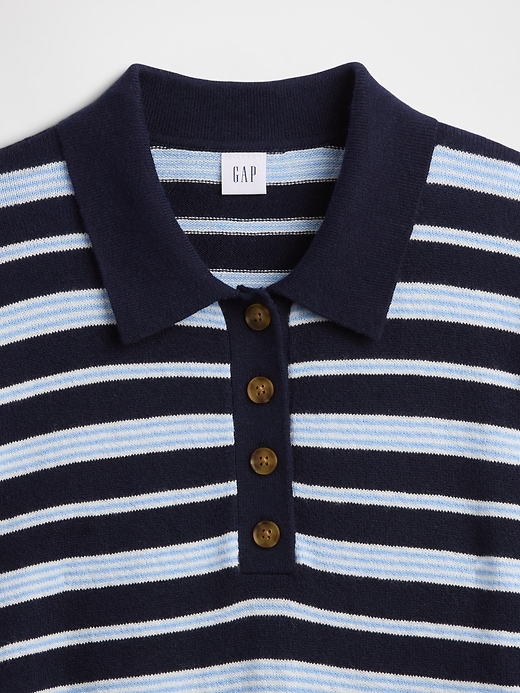 Image number 4 showing, CashSoft Relaxed Sweater Polo Shirt