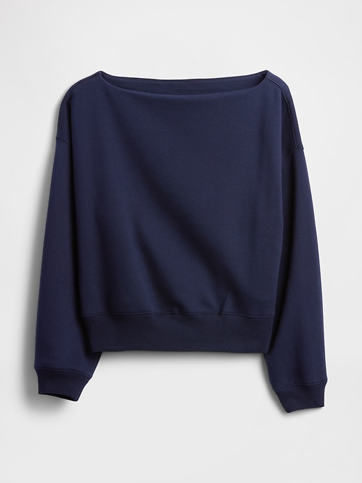 Image number 5 showing, Oversized Boatneck Sweatshirt