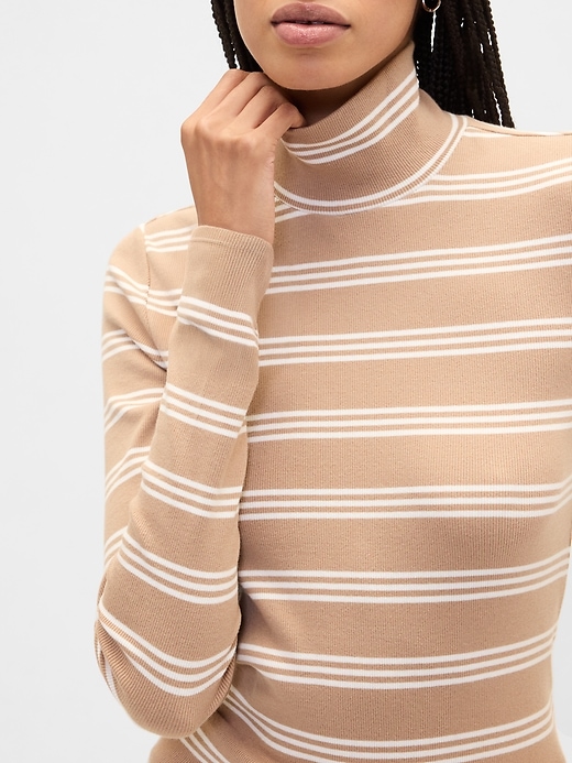Image number 4 showing, Ribbed Turtleneck T-Shirt