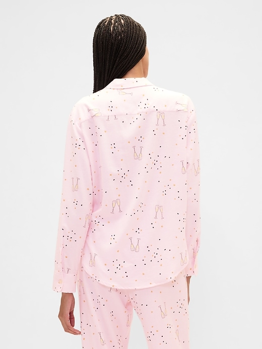 Image number 2 showing, Relaxed Flannel Sleep Shirt