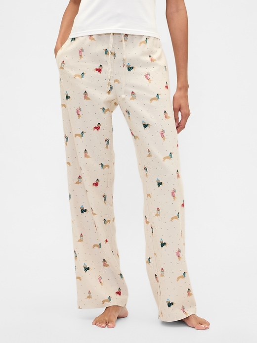 Image number 3 showing, Flannel Pull-On PJ Pants