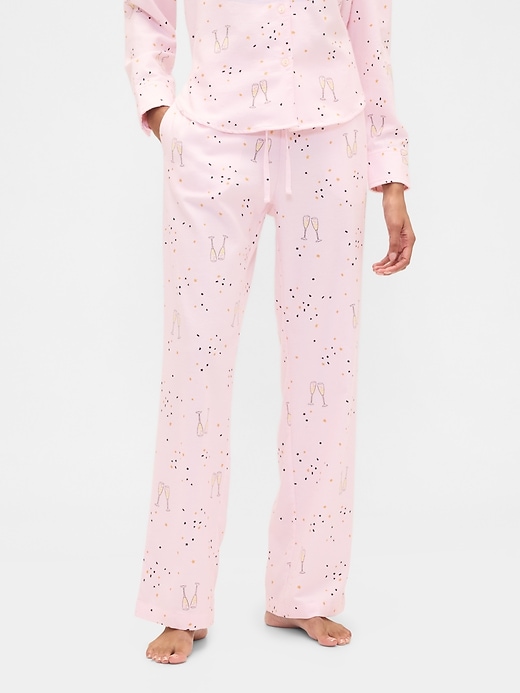 Image number 3 showing, Flannel Pull-On PJ Pants
