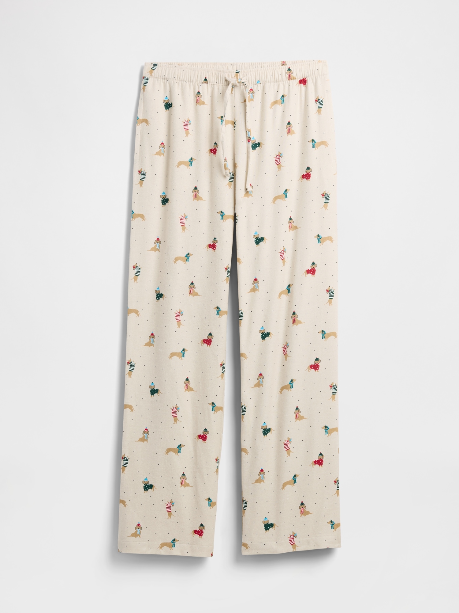Gap Factory Flannel Pull-on Pj Pants In Neutral