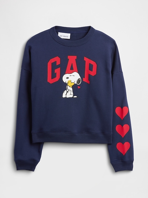 Image number 5 showing, Peanuts Oversized Wedge Gap Logo Sweatshirt