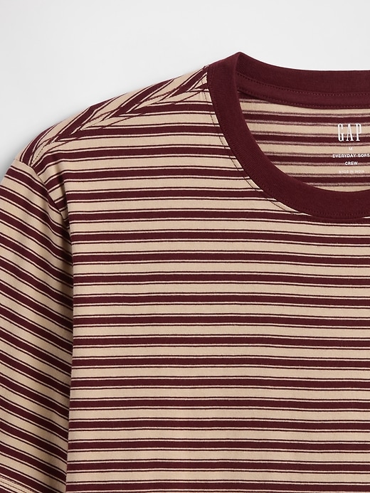 Image number 4 showing, Everyday Soft Stripe Crewneck T-Shirt