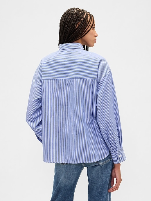 Image number 2 showing, Oversized Shirt in Poplin