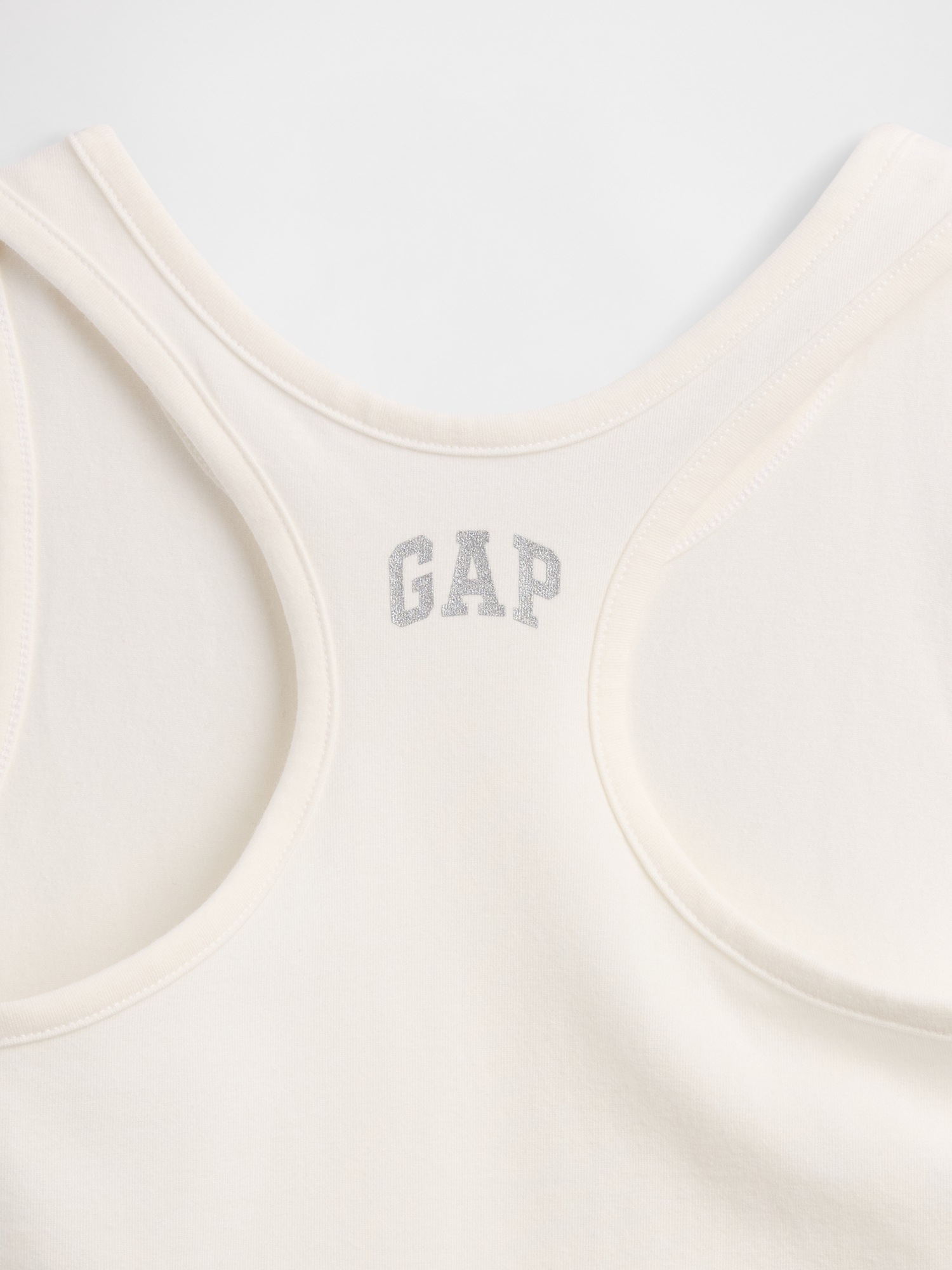 Gap Factory Kids Gap Logo Racerback Tank Top In Neutral