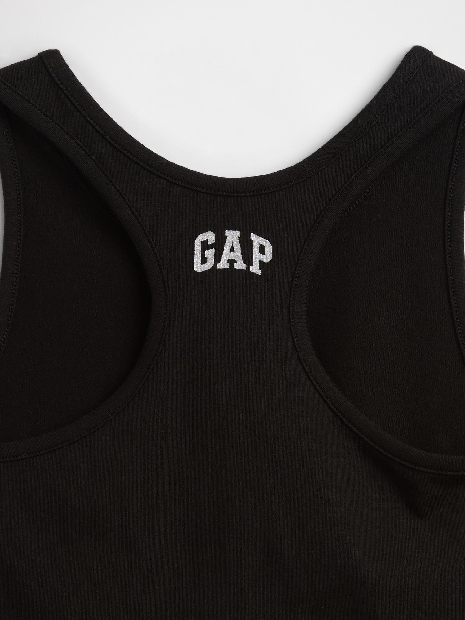Gap Factory Kids Gap Logo Racerback Tank Top In Black