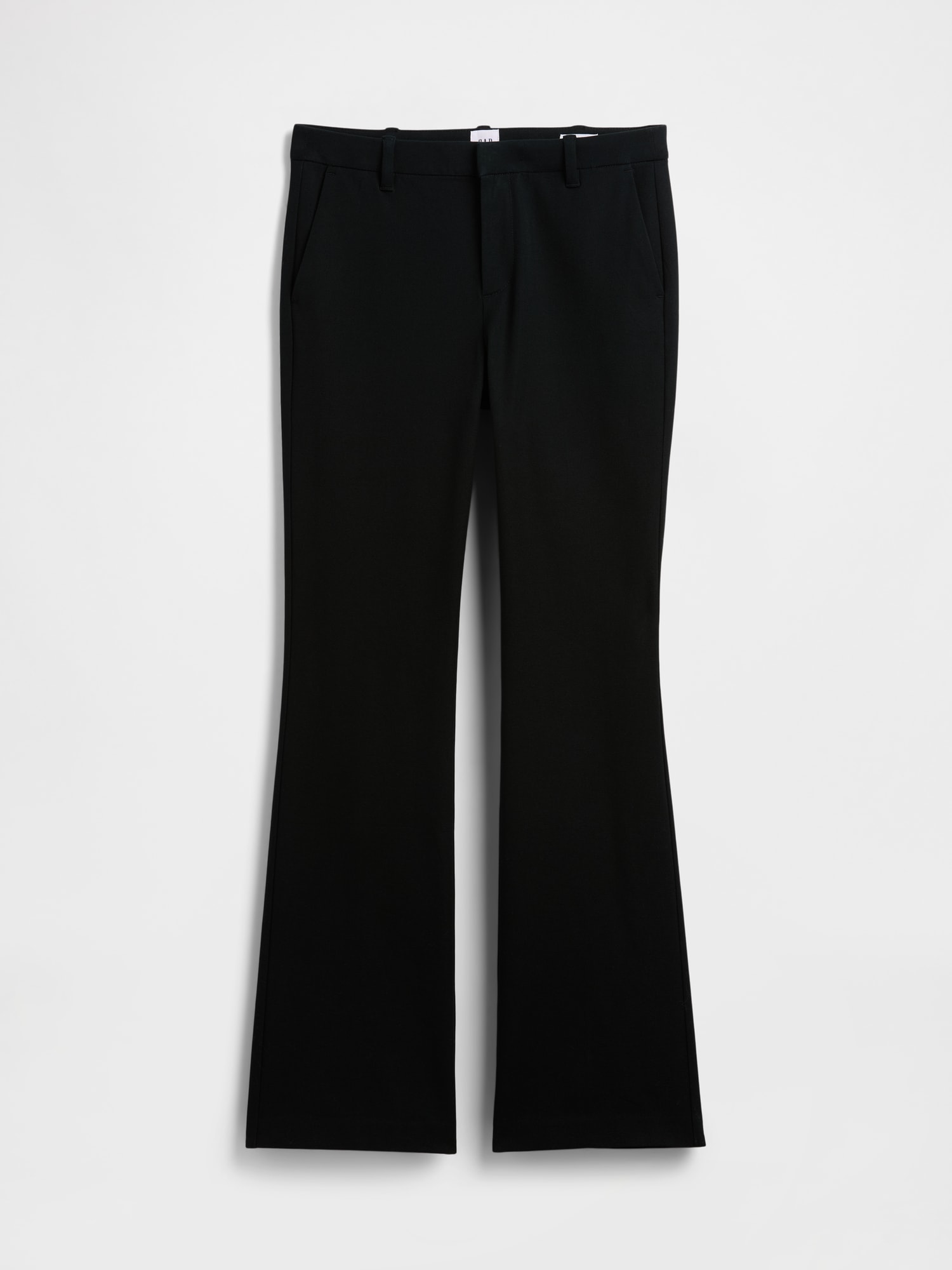 Gap Factory Baby Boot Pants In Bi-stretch In Black