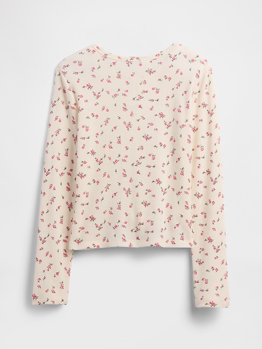 Image number 2 showing, Kids Waffle-Knit Top