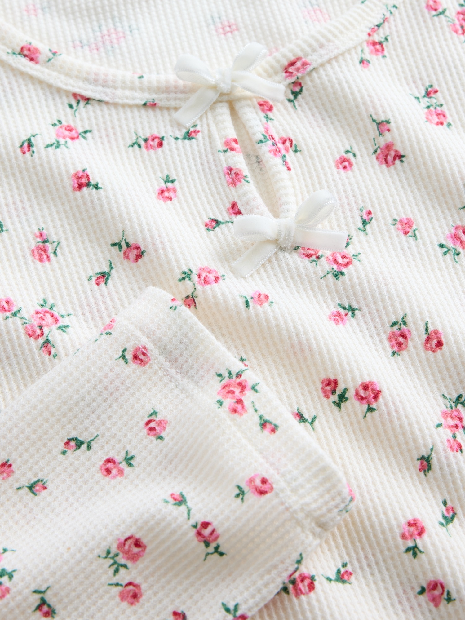 Gap Factory Kids Waffle-knit Top In Neutral