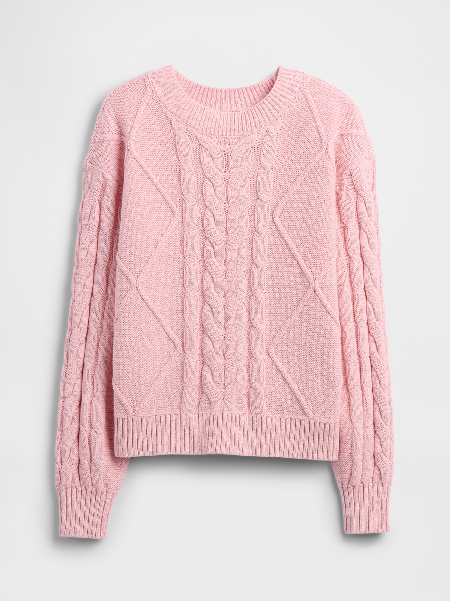 Kids Relaxed Cable-Knit Sweater