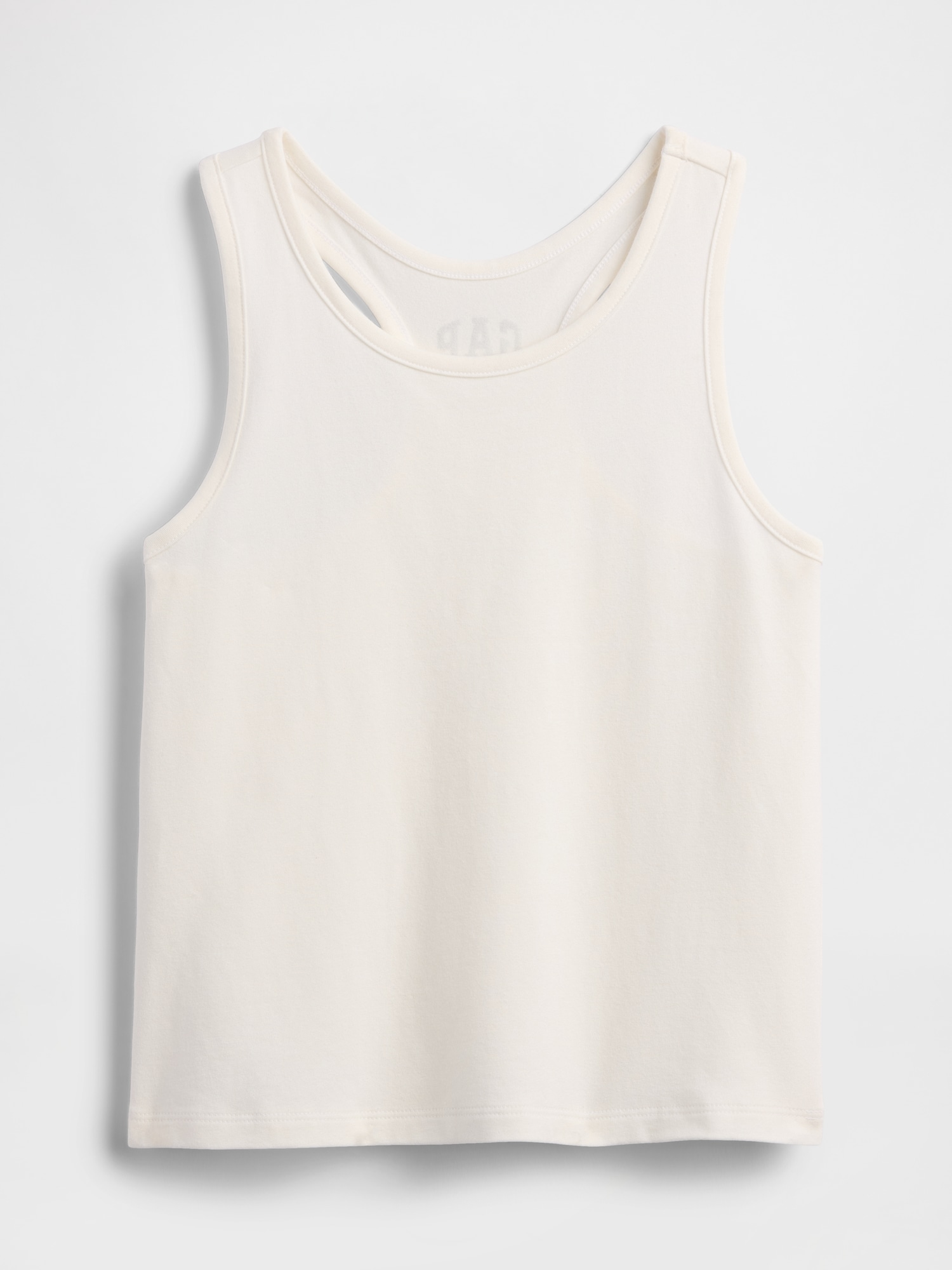 Gap Factory Kids Gap Logo Racerback Tank Top In Neutral