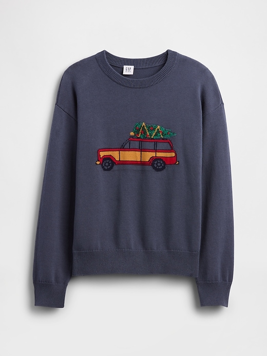 Image number 1 showing, Kids Intarsia Sweater