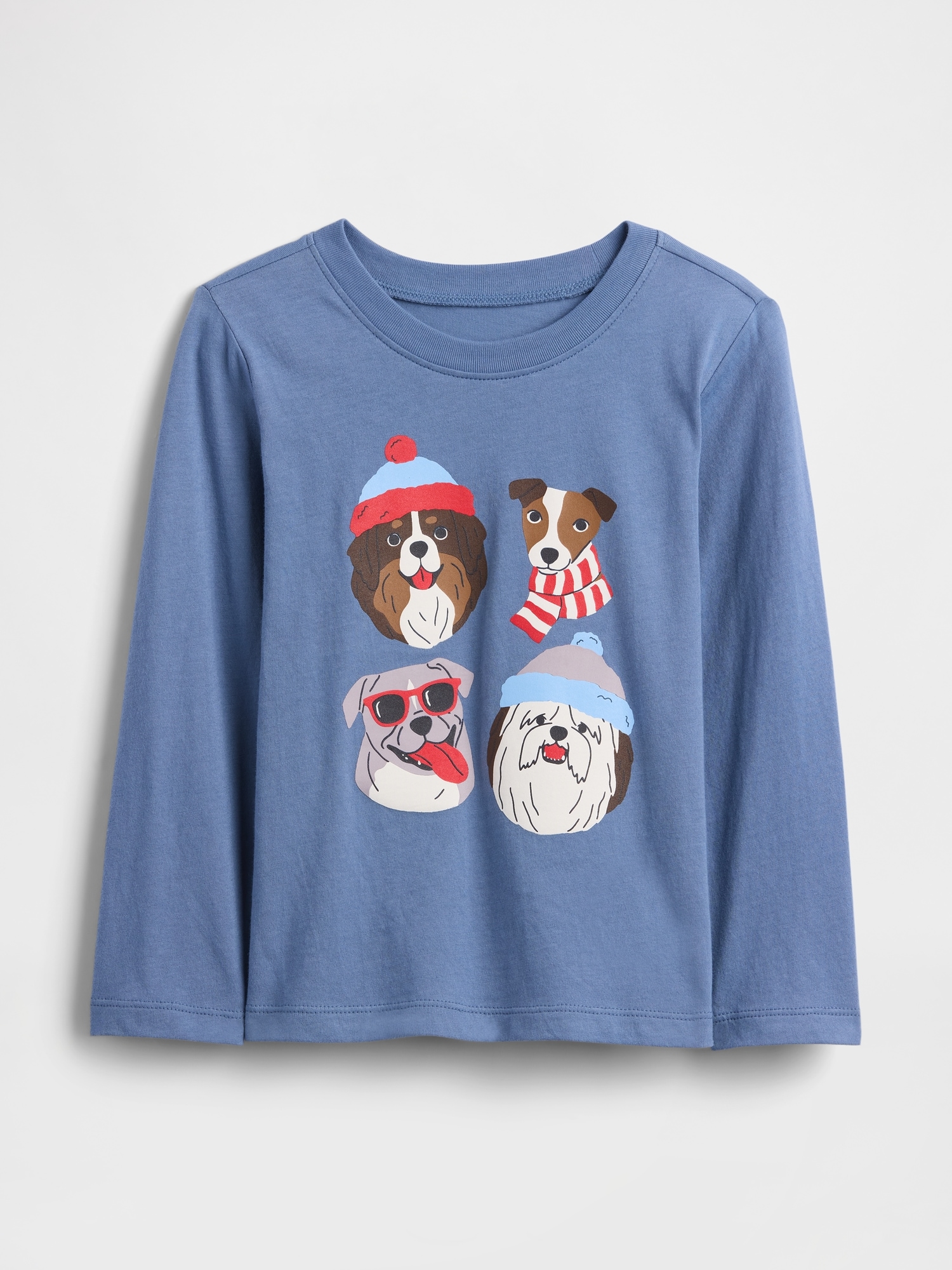 babyGap Logo T-Shirt - Bainbridge Blue Dogs