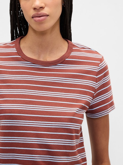 Image number 4 showing, Favorite Stripe Crewneck T-Shirt