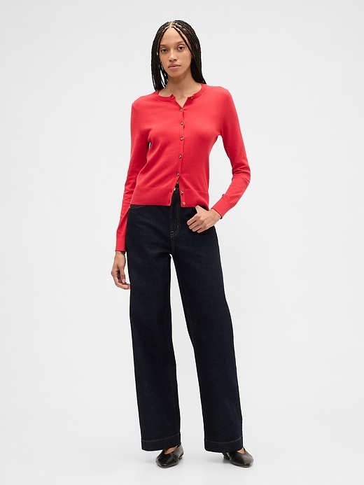 Image number 3 showing, Crewneck Cardigan