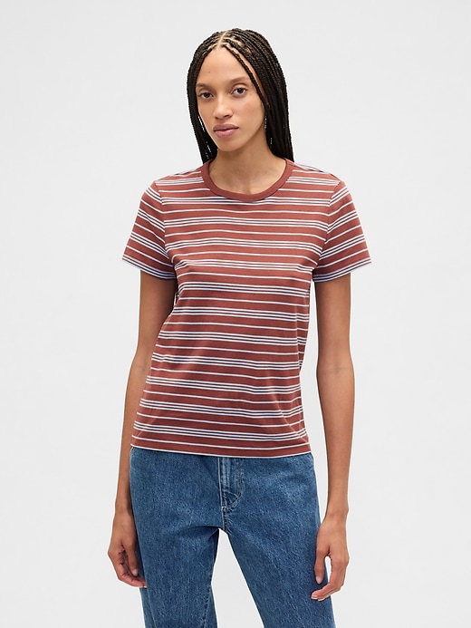 Image number 1 showing, Favorite Stripe Crewneck T-Shirt