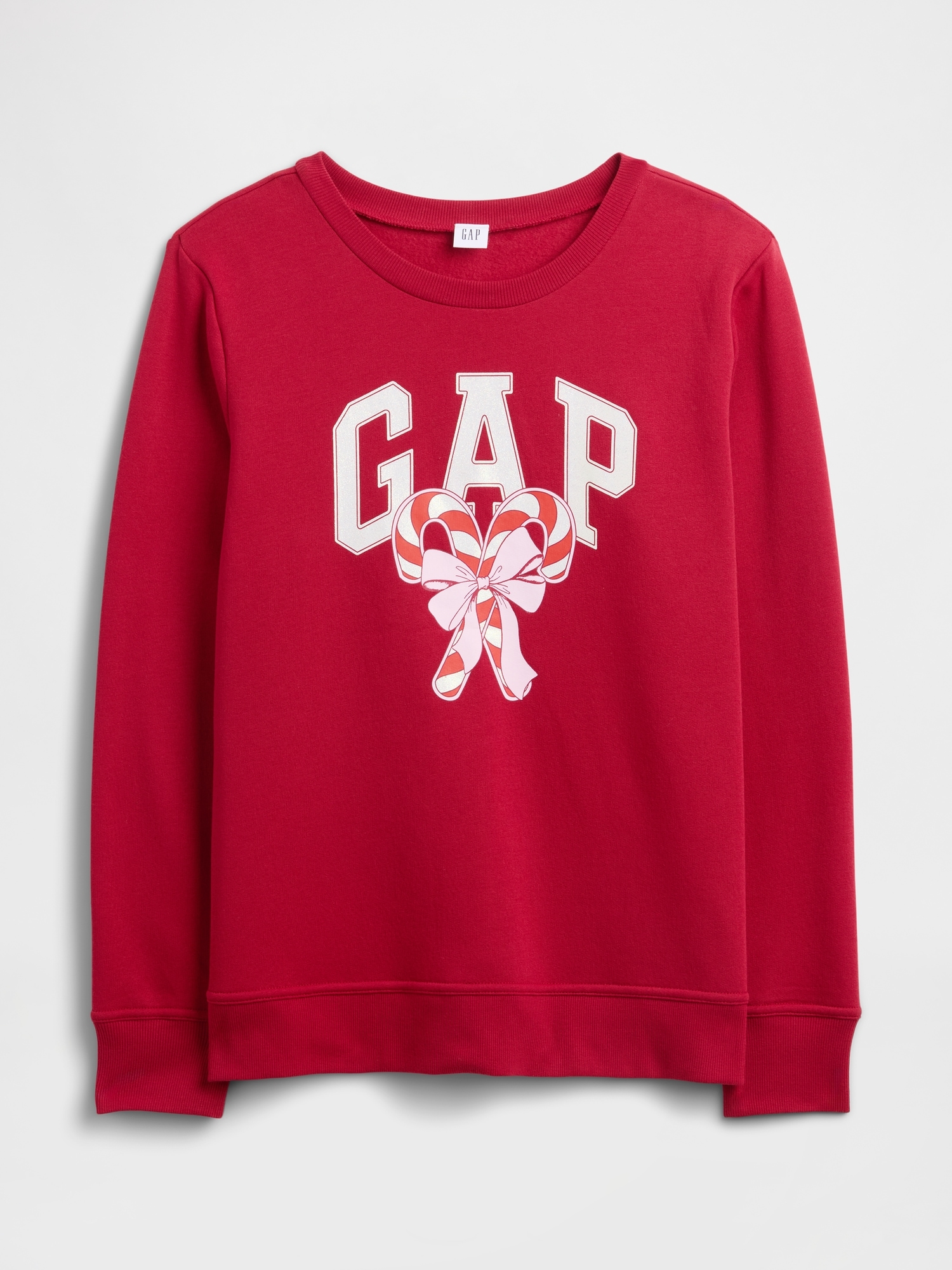 Gap Factory Relaxed Gap Logo Sweatshirt In Red