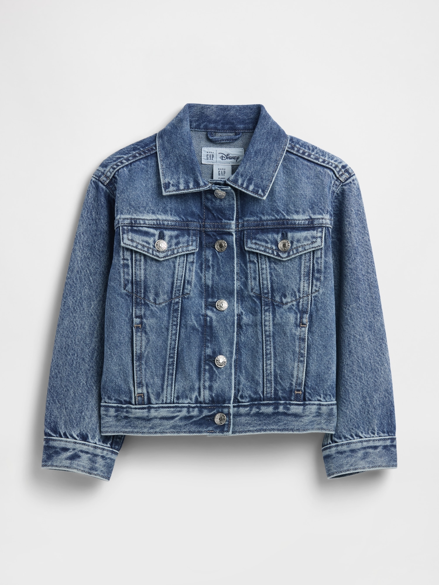 Gap Factory Babygap × Disney Minnie Mouse Icon Denim Jacket In Blue