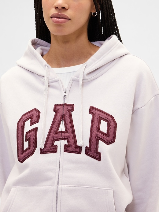 Image number 4 showing, Relaxed Gap Logo Zip Hoodie