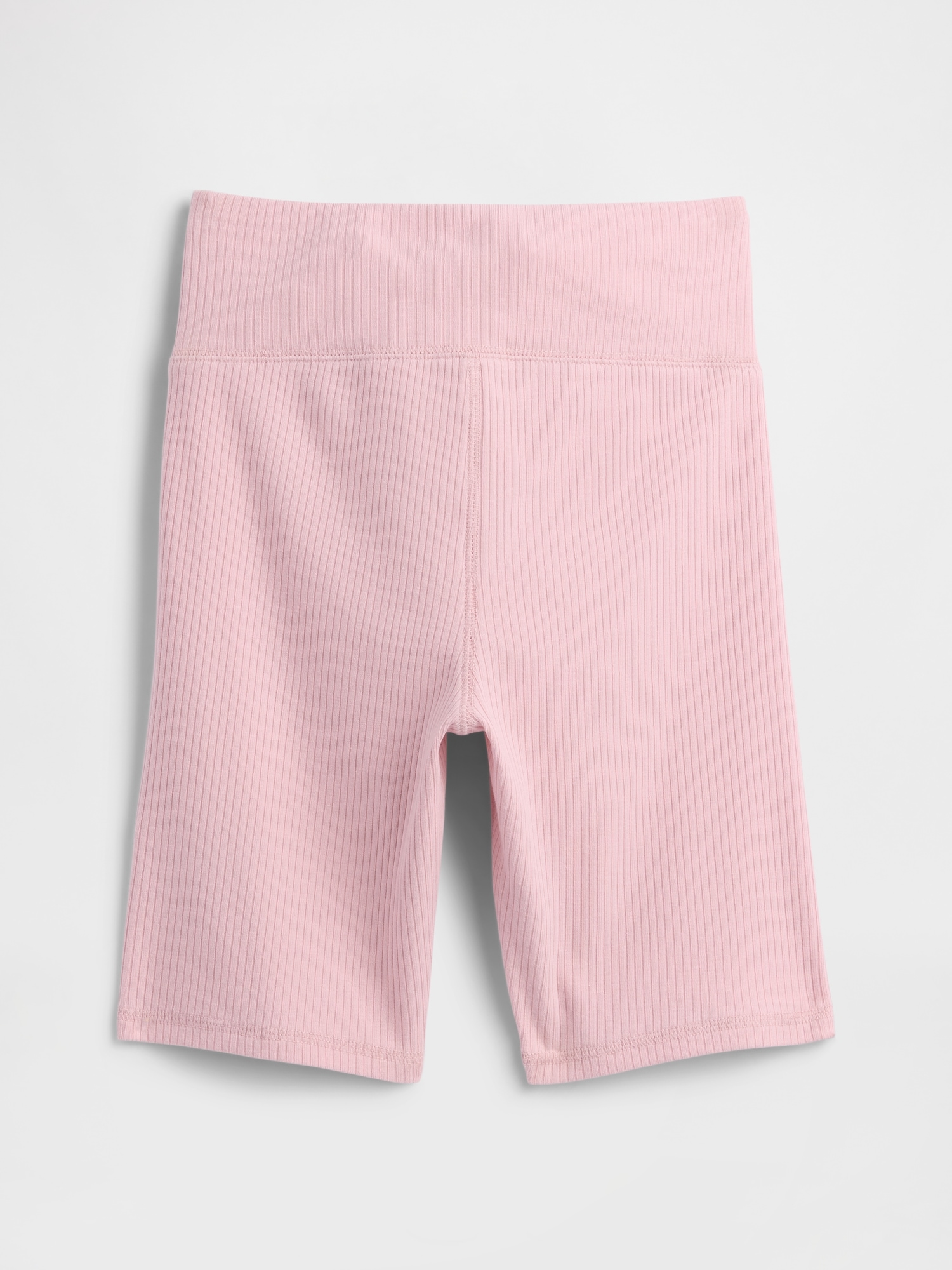 Gap Factory Kids Ribbed Bike Shorts In Pink