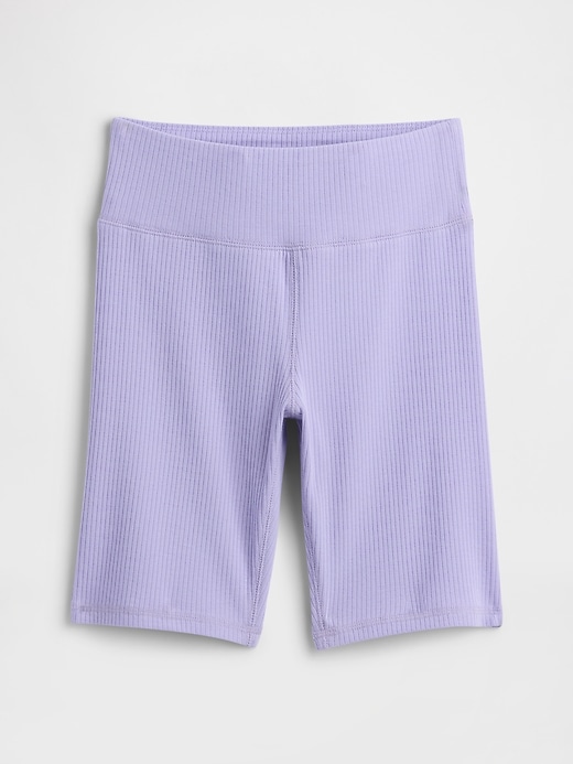 Image number 1 showing, Kids Ribbed Bike Shorts