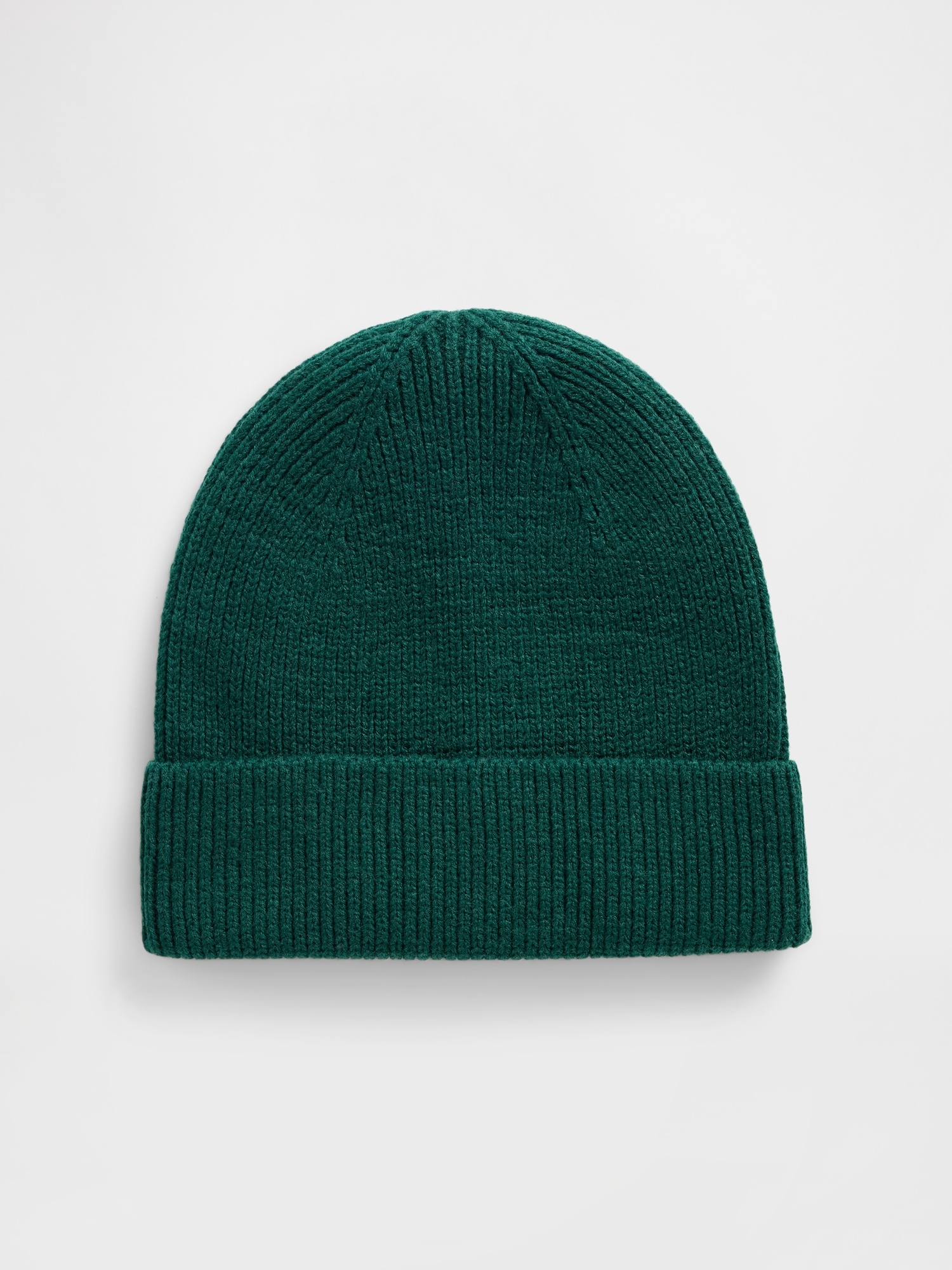 Ribbed Beanie - Evergreen Glamour Green