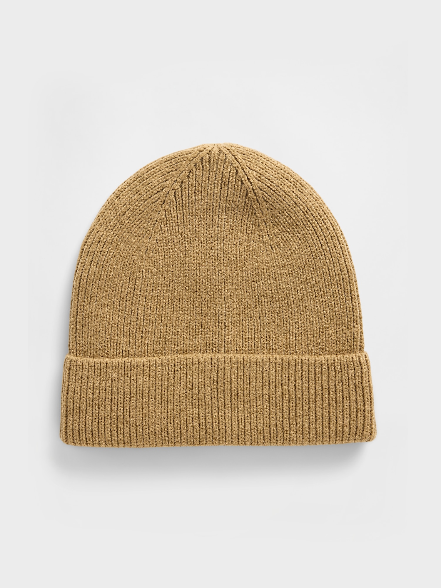 Ribbed Beanie - Camel Hair Brown