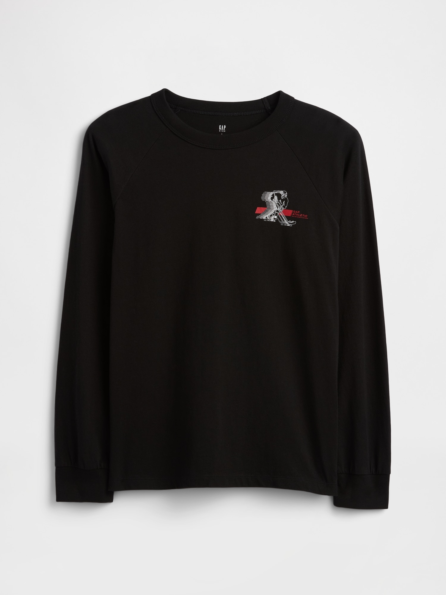 Gap Factory Kids Relaxed Graphic T-shirt In Black