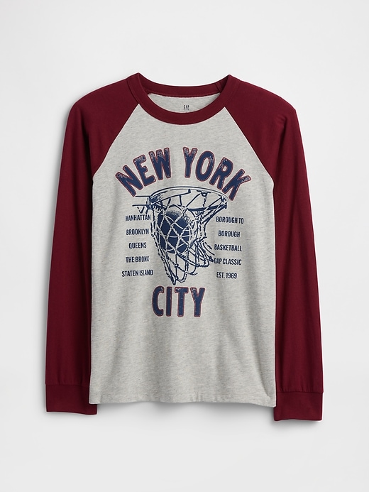 Image number 1 showing, Kids Relaxed Graphic T-Shirt