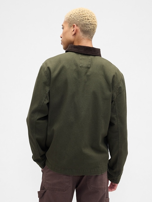 Image number 2 showing, Relaxed Canvas Barn Jacket
