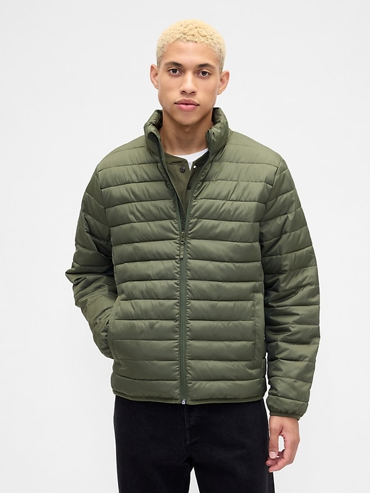 Image number 1 showing, ColdControl 100% Recycled Relaxed Puffer Jacket
