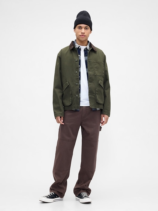 Image number 3 showing, Relaxed Canvas Barn Jacket