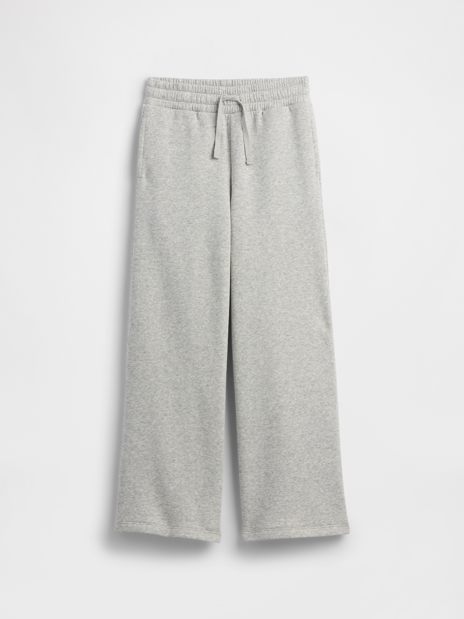 Gap Factory Kids Relaxed Wide-leg Sweatpants In Gray