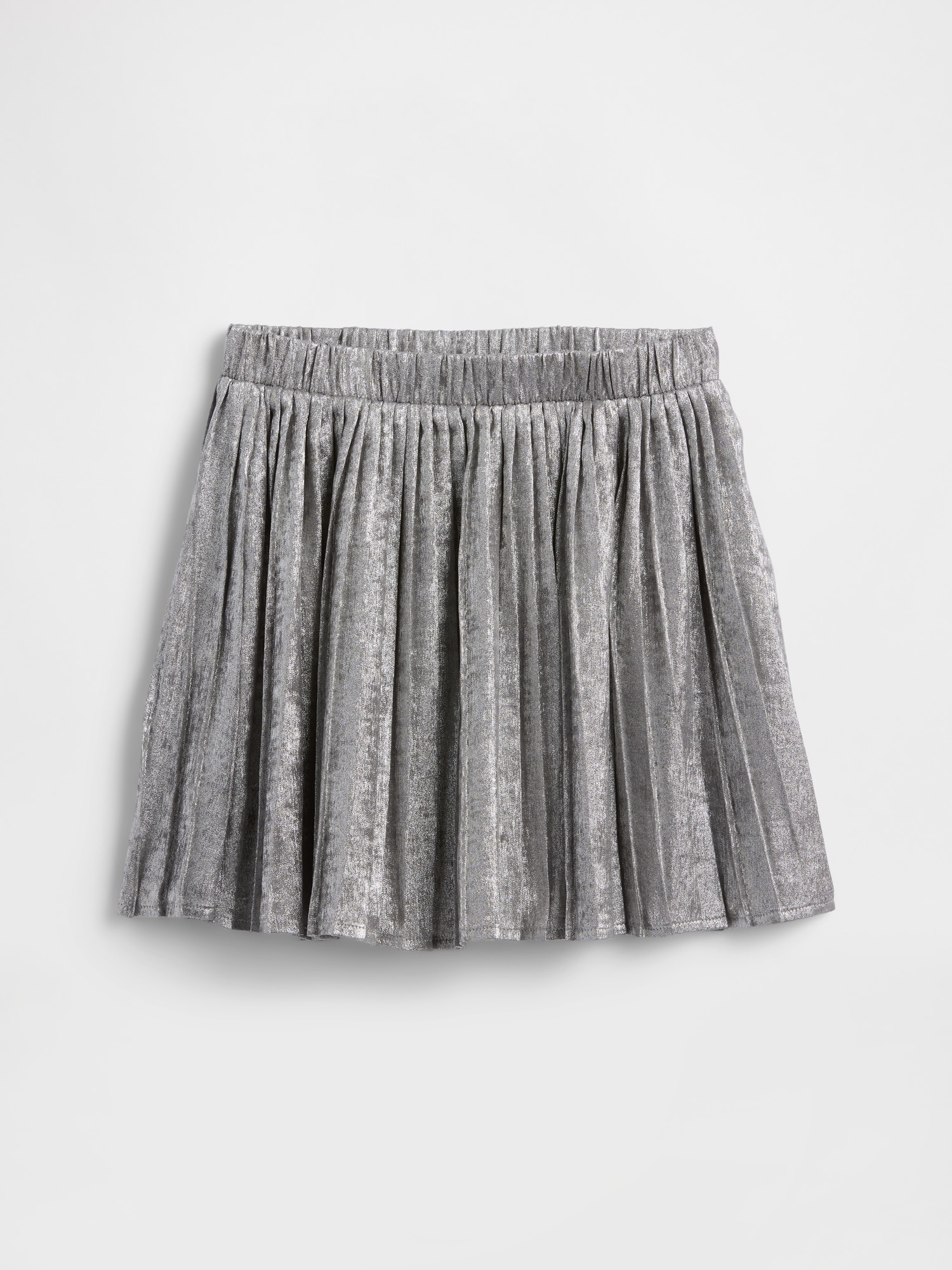 Gap Factory Kids Metallic Shine Skirt In Silver