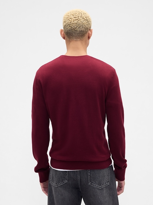 Image number 2 showing, Cotton V-Neck Sweater