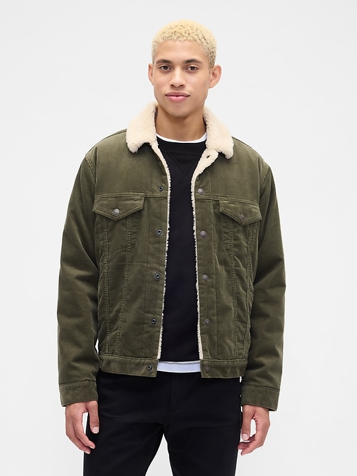 Image number 1 showing, Sherpa-Lined Icon Corduroy Jacket