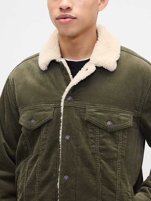Image number 4 showing, Sherpa-Lined Icon Corduroy Jacket